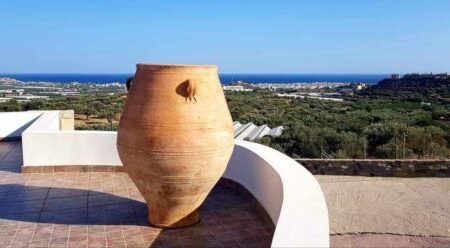 La vue depuis la terrasse