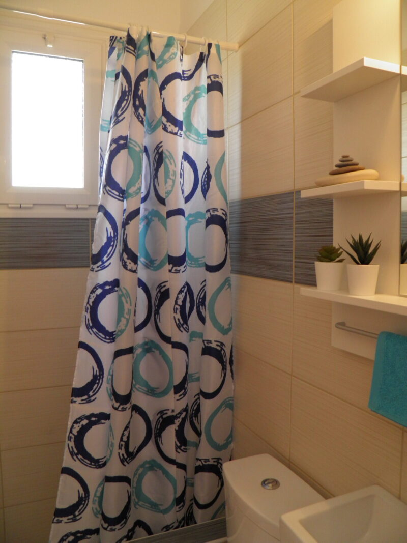 La douche de la chambre