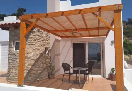 La terrasse ombragée